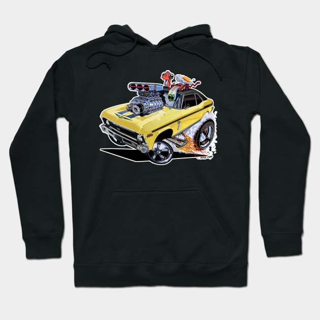 SUPER Nova 1970 Chevy Nova Hoodie by vincecrain